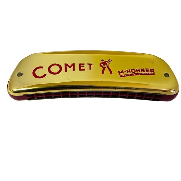 Vintage M. Hohner Comet Harmonica With Case Made In Germany - Picture 5 of 10